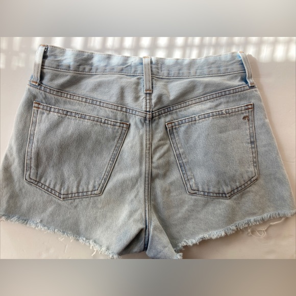 Madewell Relaxed Denim Shorts in Essen Wash High rise S 26 - Picture 4 of 5
